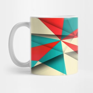 3d pastel chevron Mug